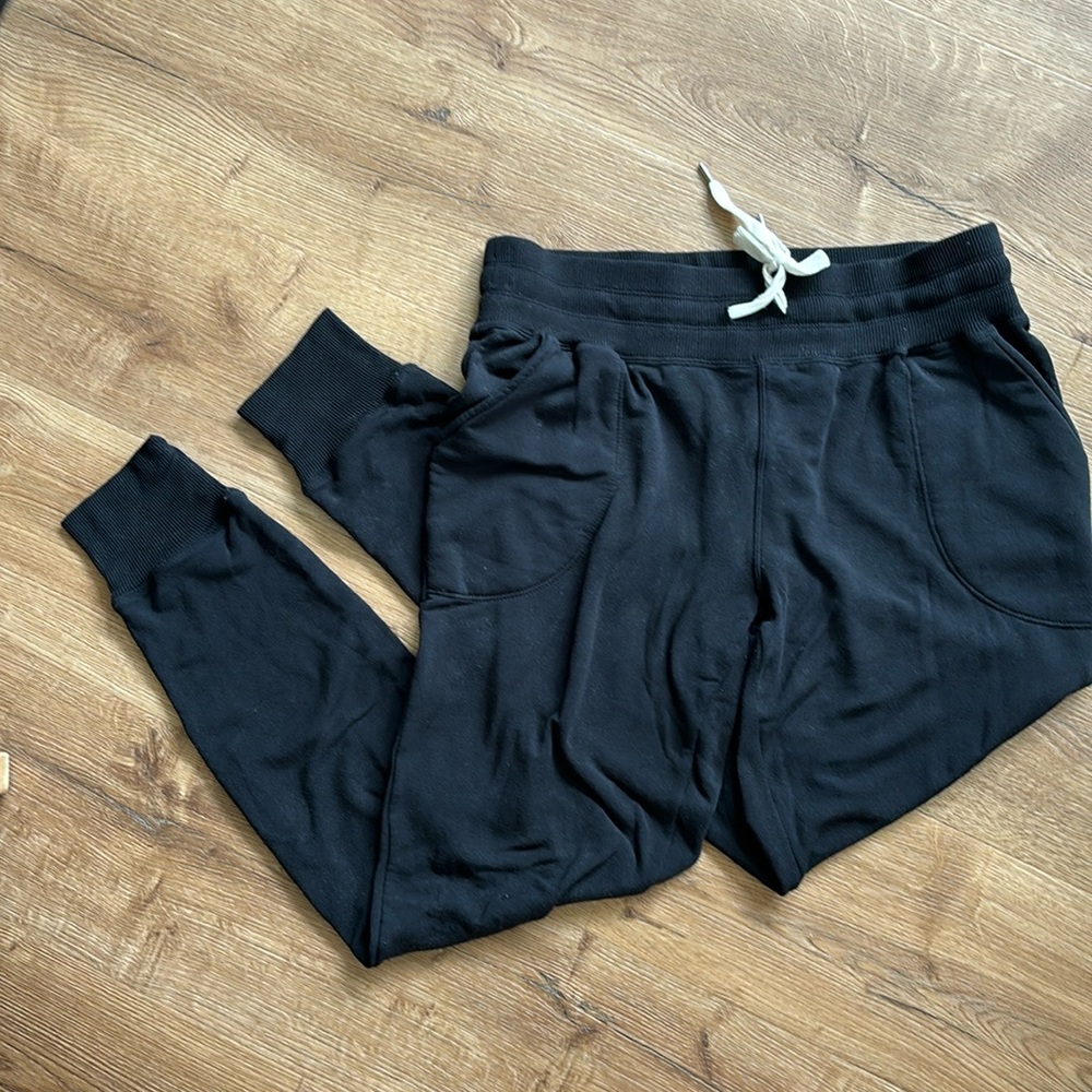 Zella black fleece jogger sweatpants